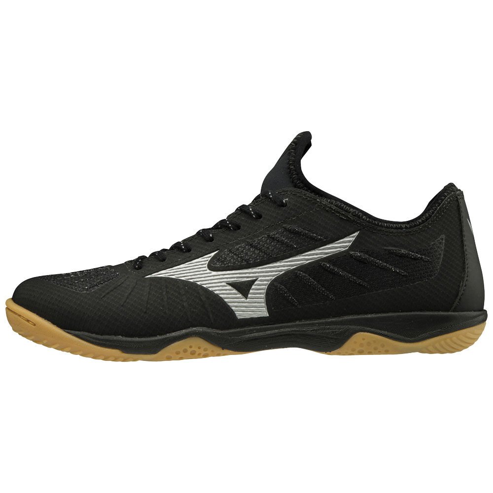 Mizuno REBULA SALA ELITE IN Női Focicipő Fekete/Titán KNM438695